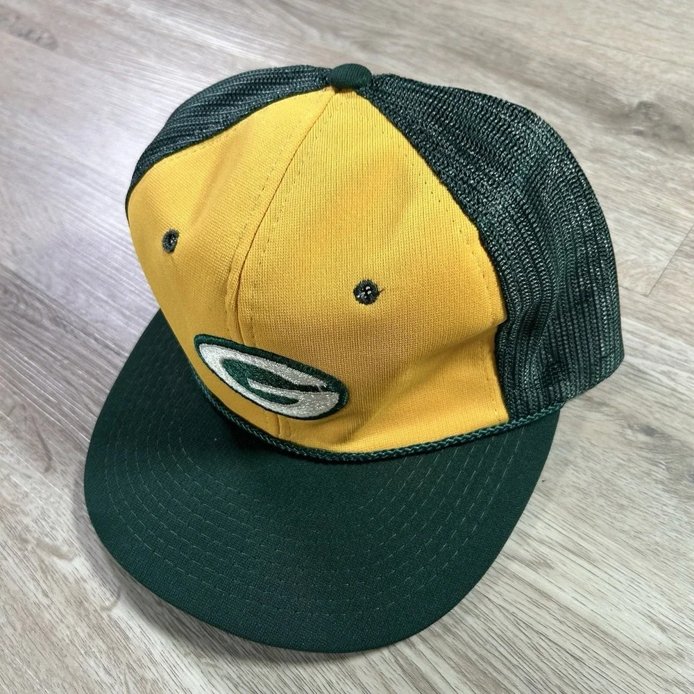 VTG Sports Specialties‎ Green Bay Packers Snapback Hat NFL Youngan Trucker Cap - Picture 8 of 8